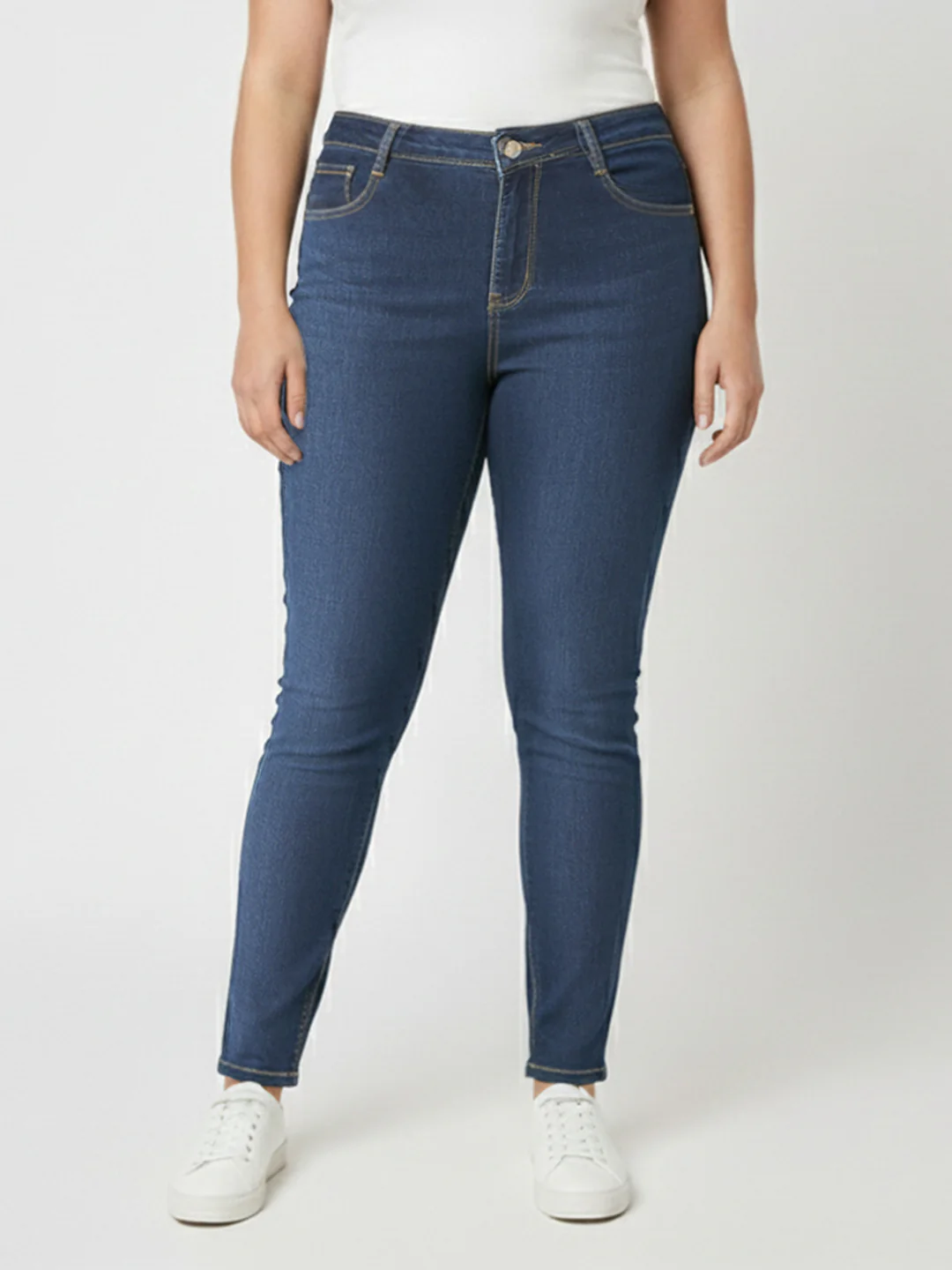 Kraus Kurve Women High-Rise Skinny Fit Jeans - Image 2