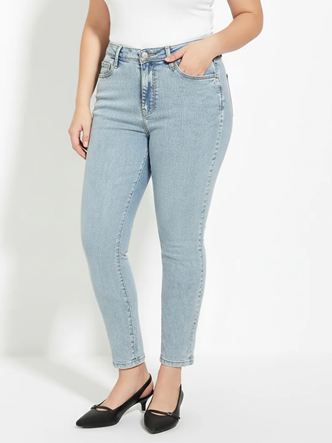 Kraus Kurve Women High-Rise Skinny Jeans - Image 2