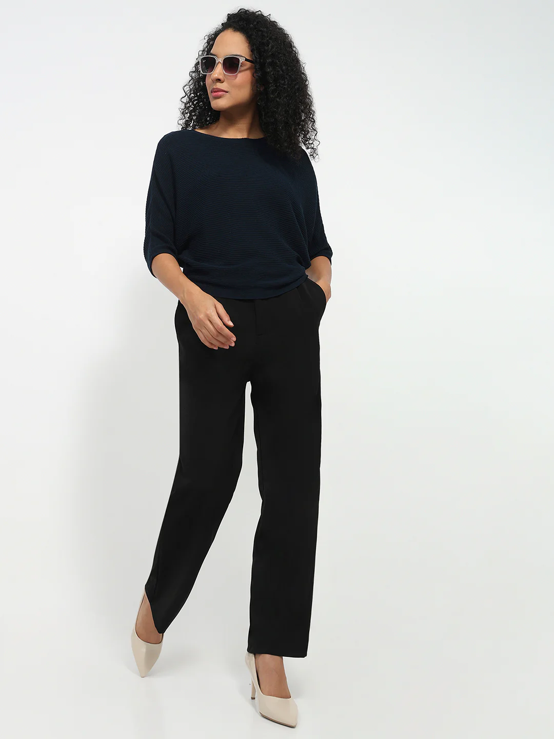 Women Airforce Batsleeve Top