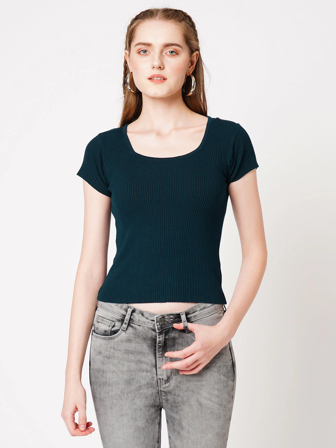 Women Airforce Flat Knit Top