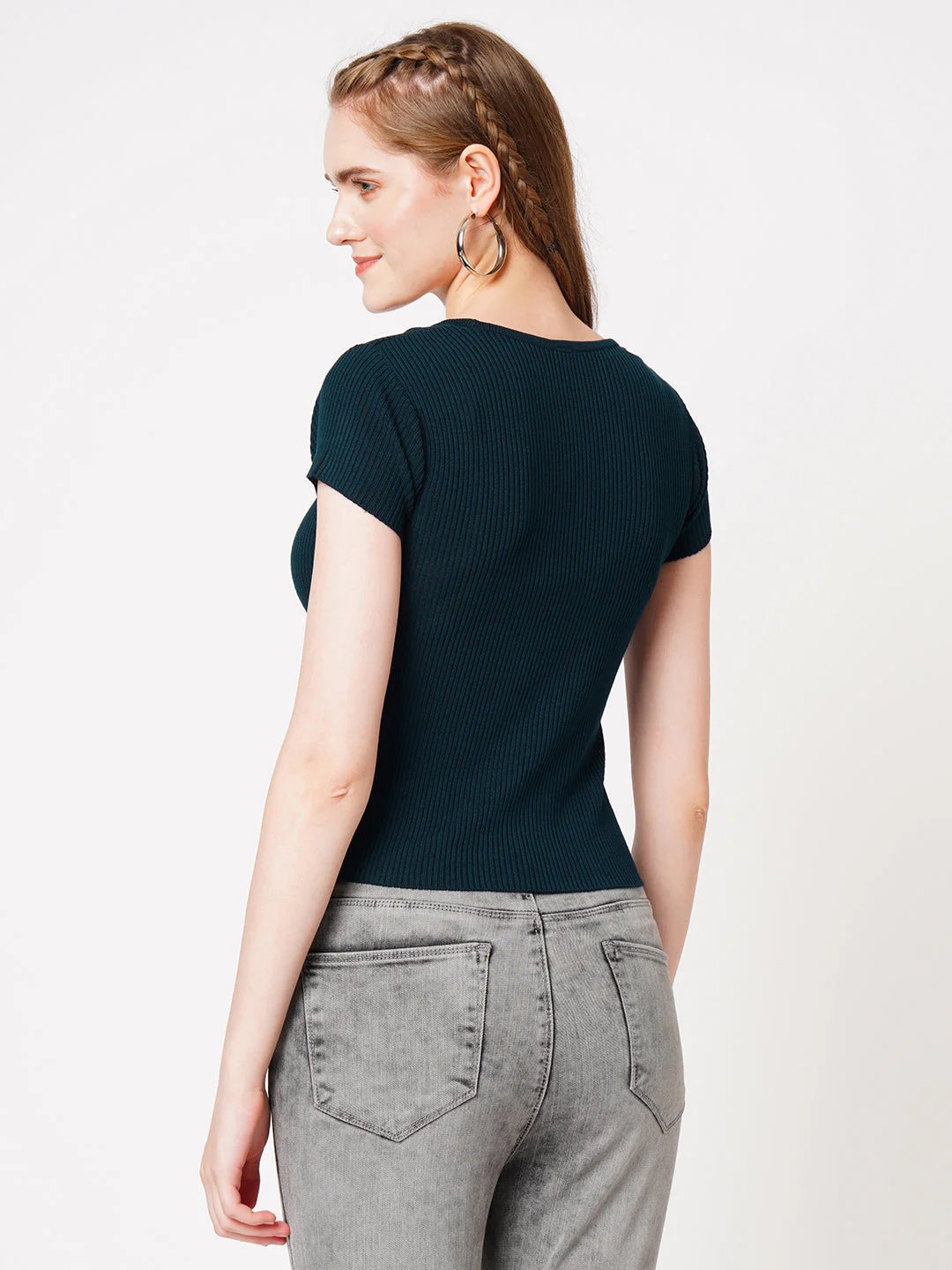 Women Airforce Flat Knit Top - Image 3
