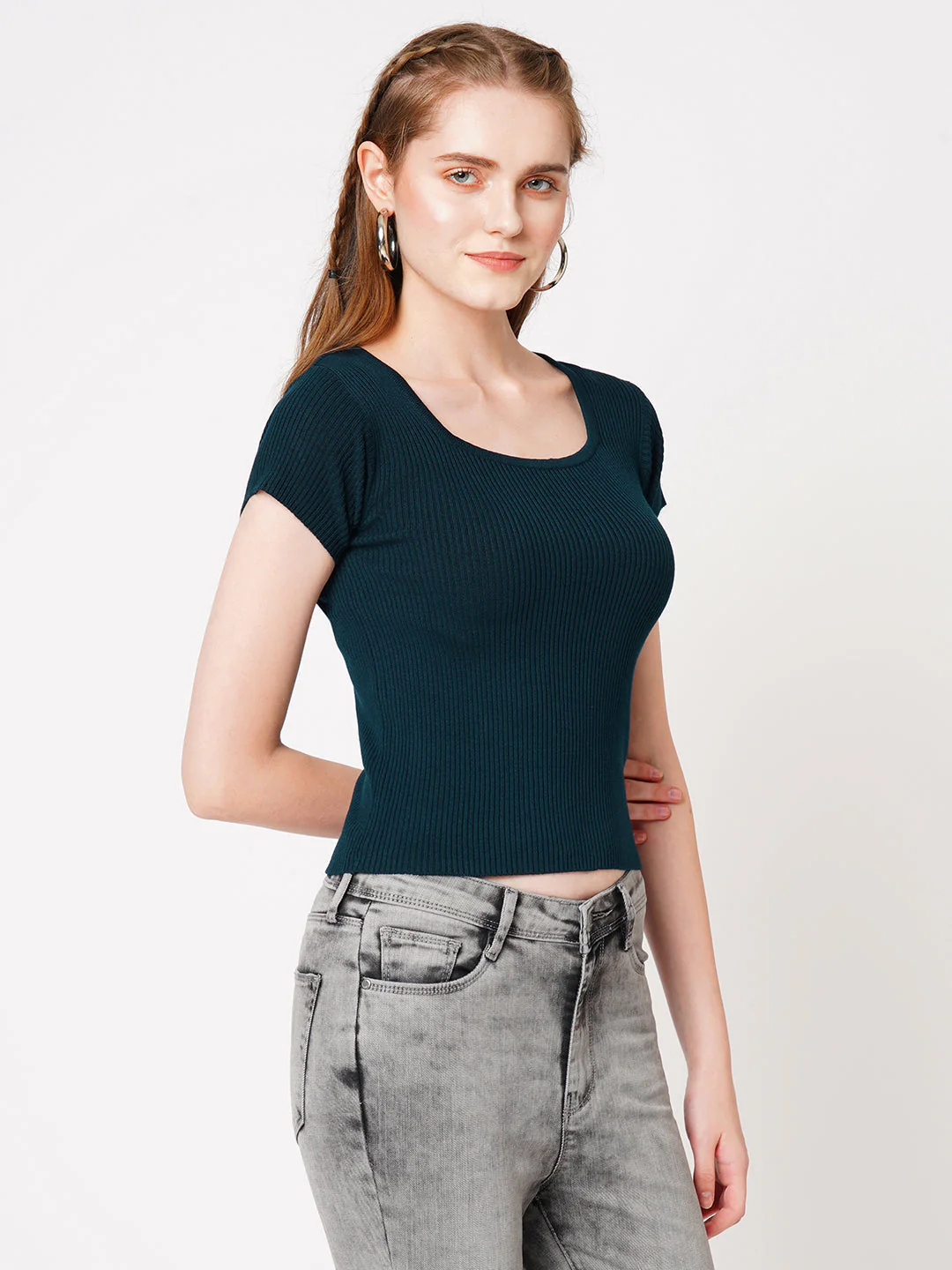 Women Airforce Flat Knit Top - Image 5