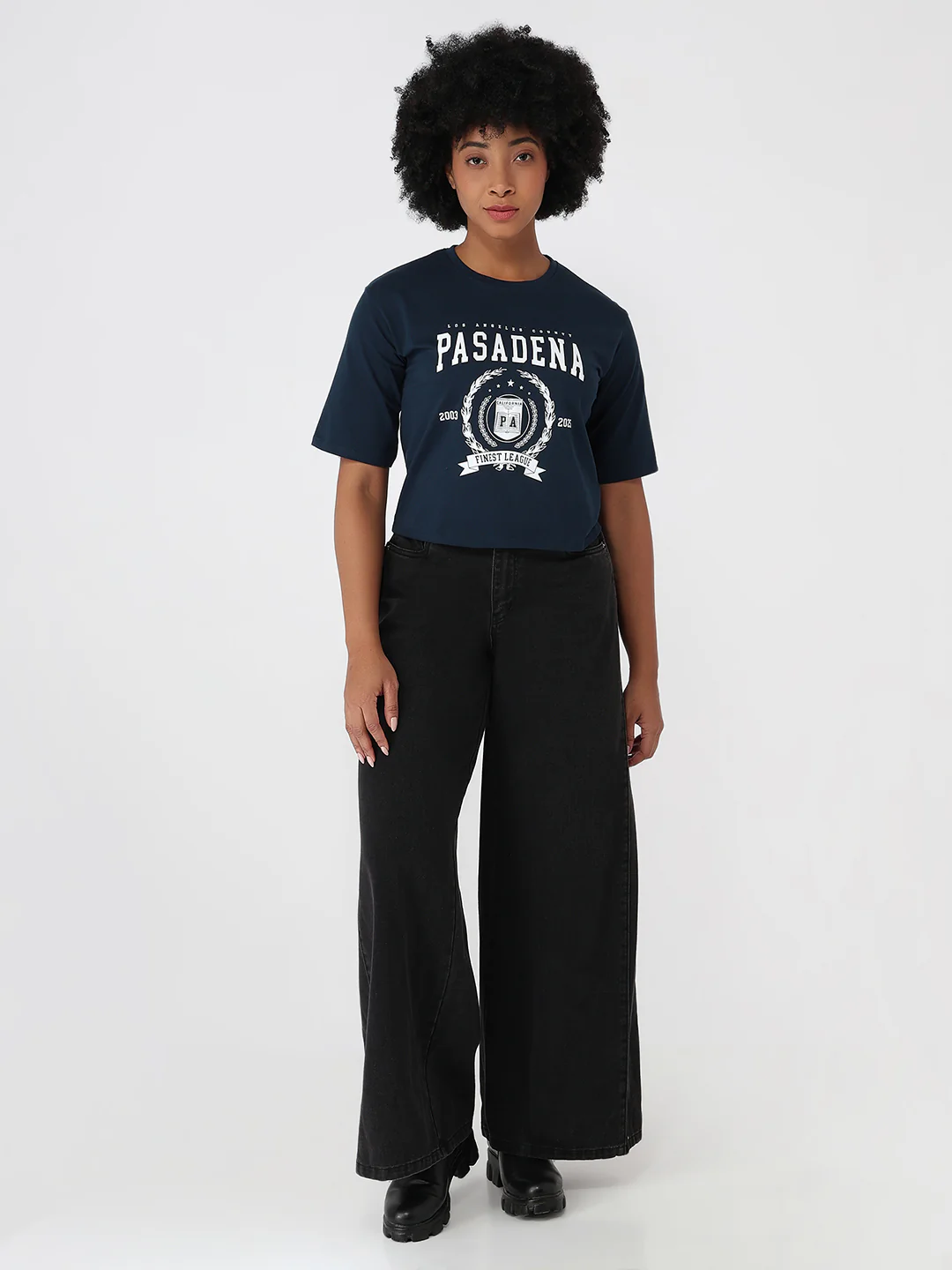 Women Airforce Graphic Crop Tees - Image 4