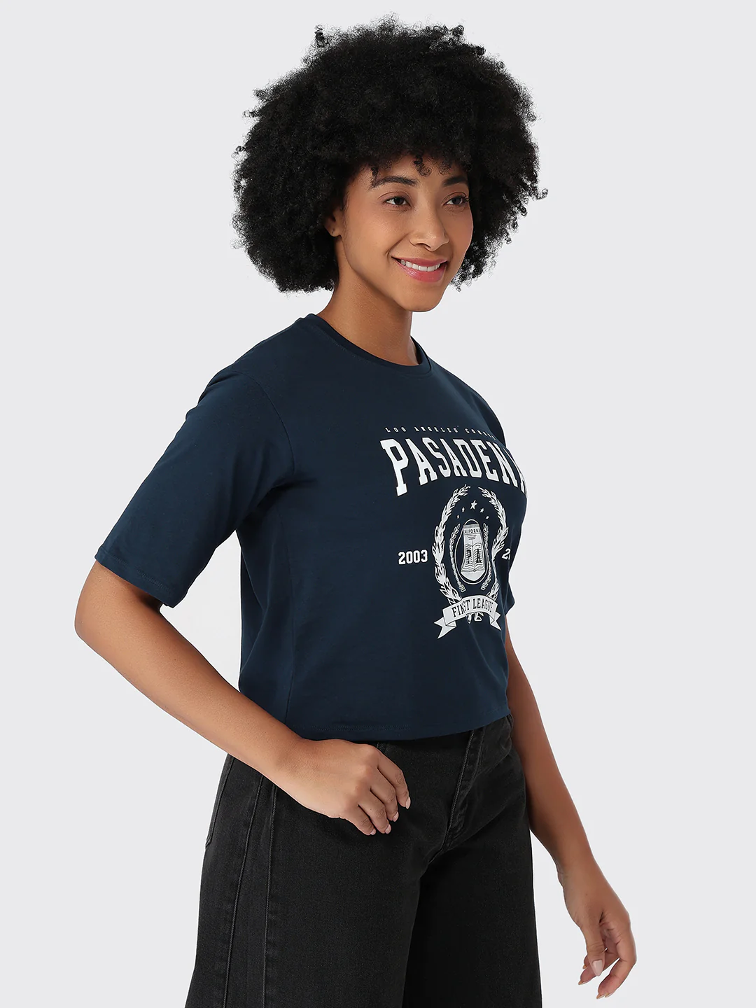 Women Airforce Graphic Crop Tees - Image 5