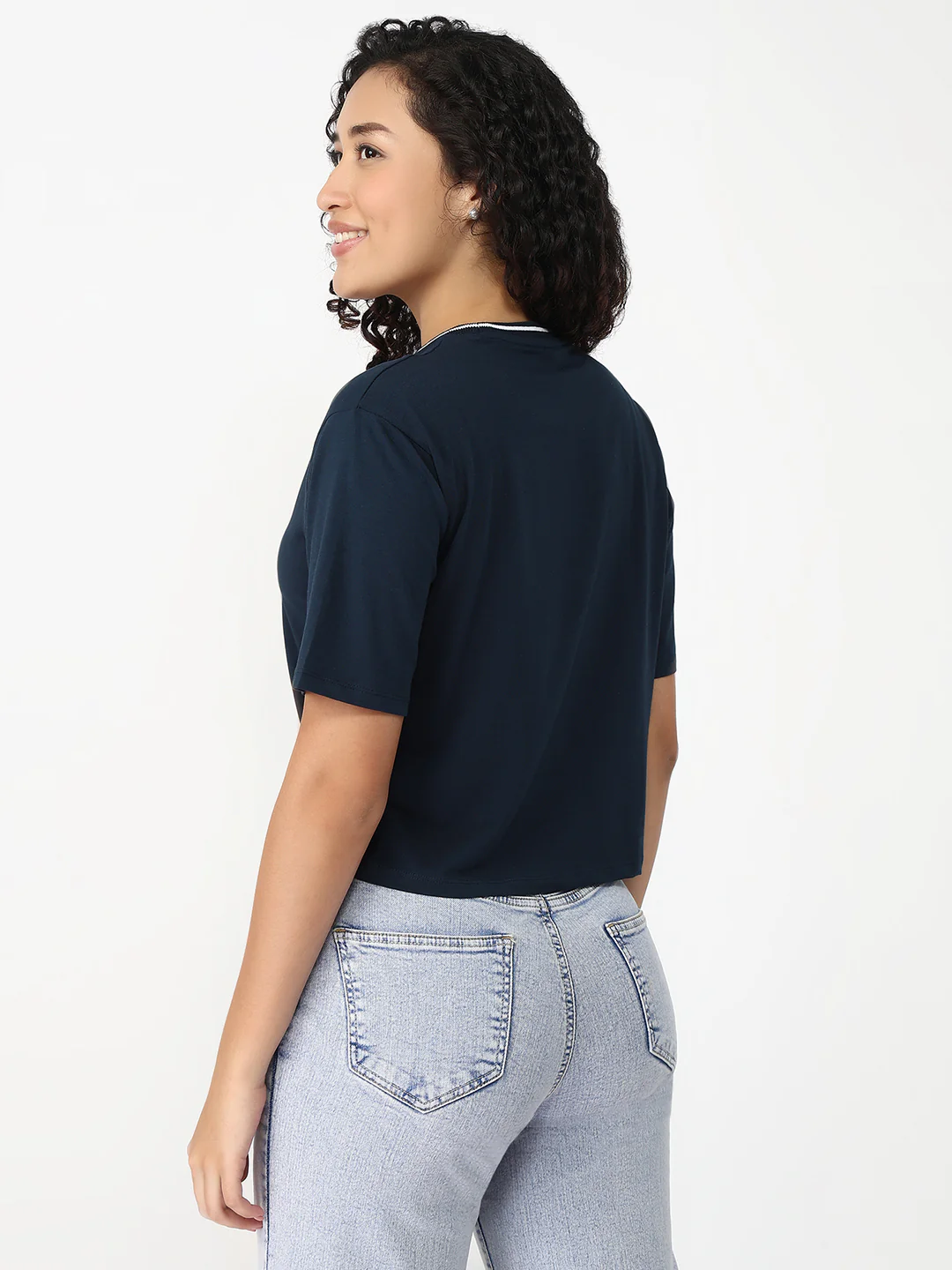 Women Airforce Graphic Crop Tees - Image 3