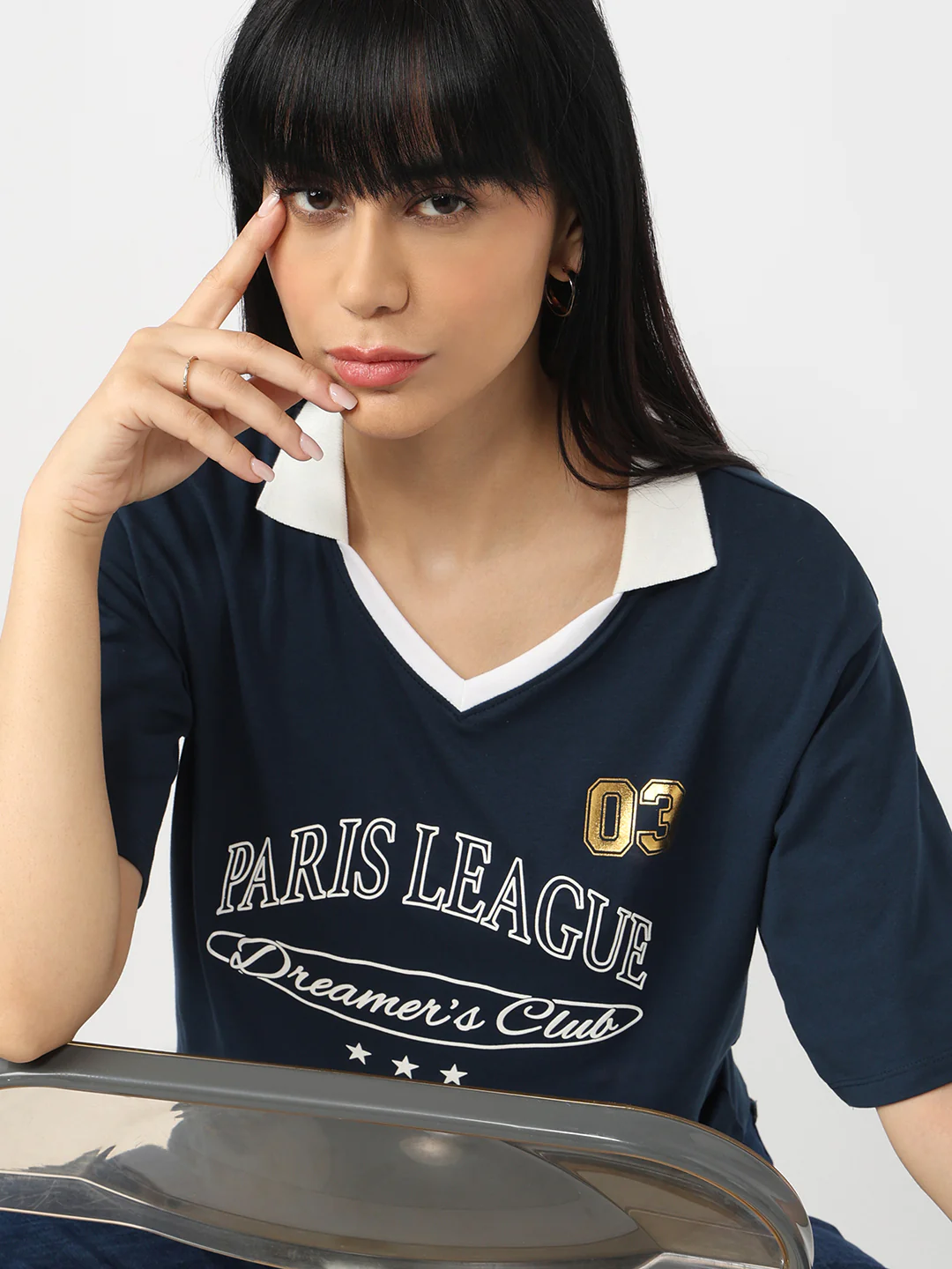 Women Airforce Graphic Crop Tees - Image 5
