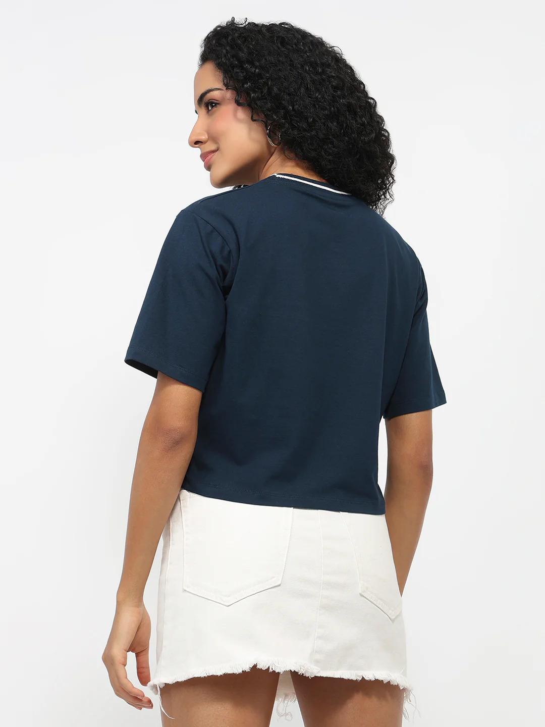 Women Airforce Graphic Crop Tees - Image 3