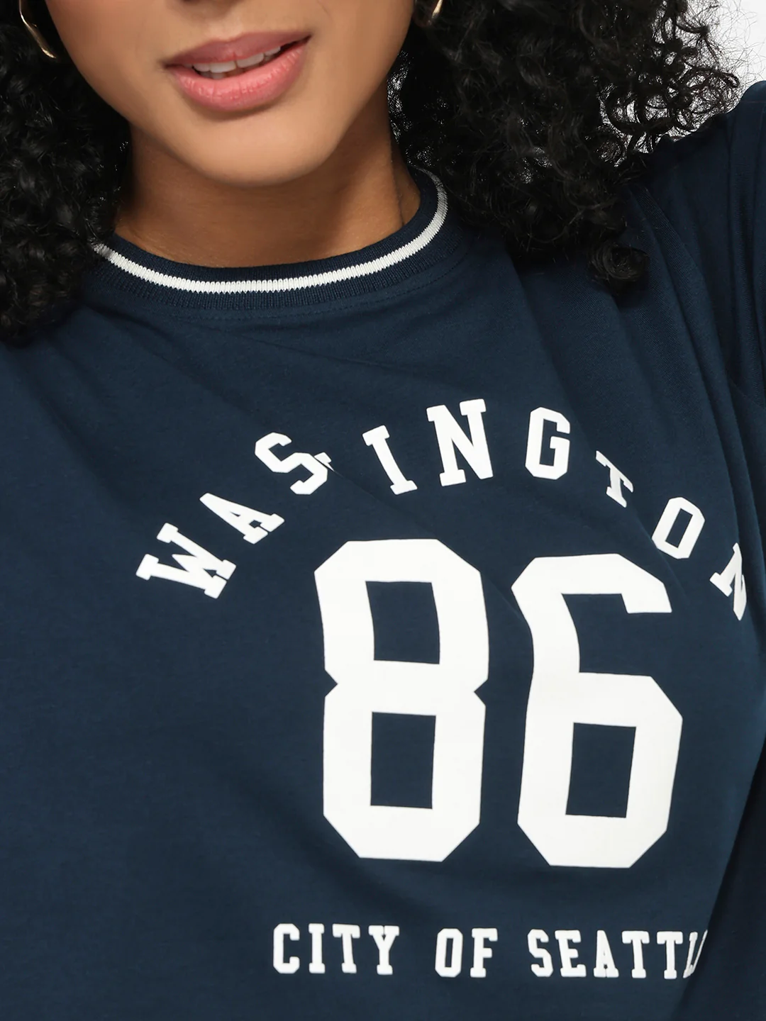 Women Airforce Graphic Crop Tees - Image 6