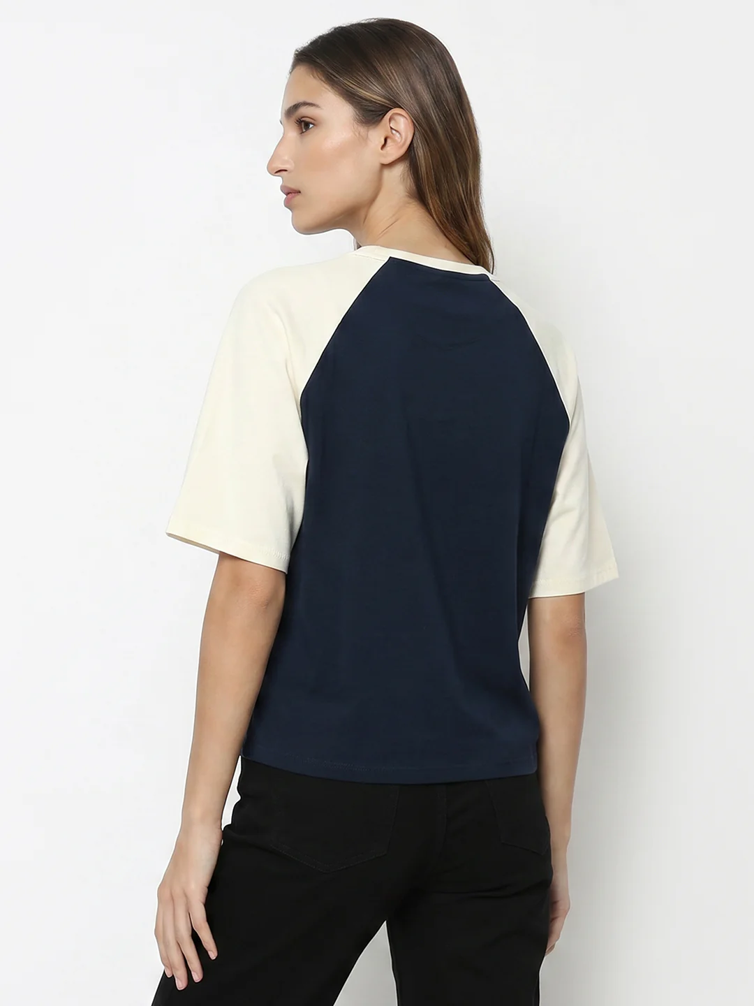 Women Airforce/Ivory Crop Tees - Image 3
