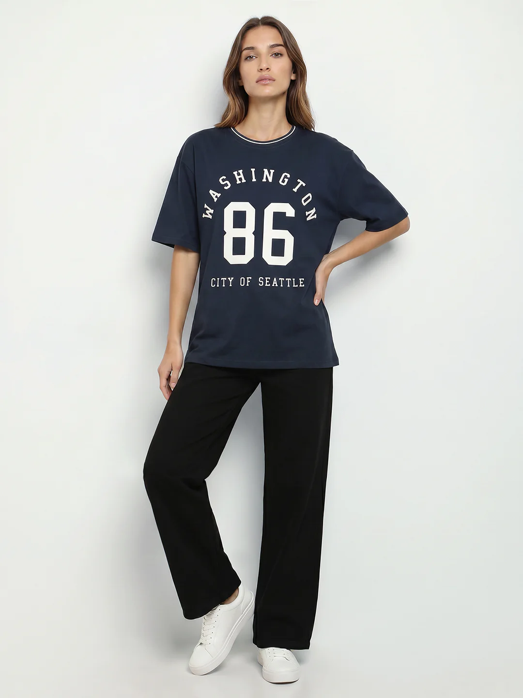 Women Airforce Ovesized T-Shirt - Image 4