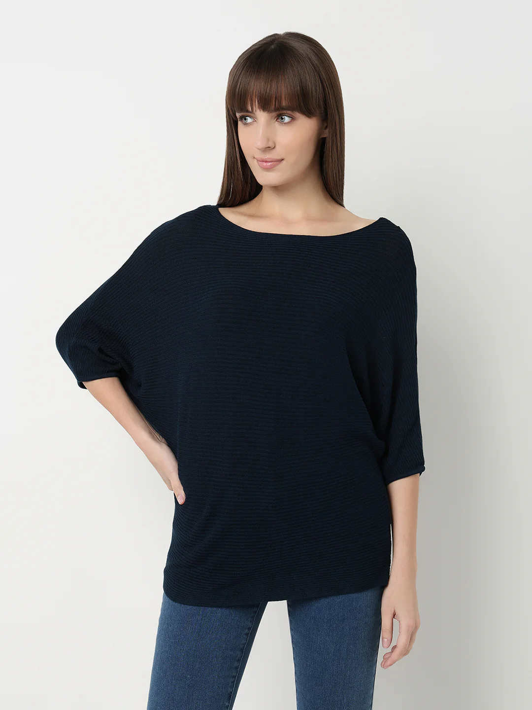 Women Airforce Slim Fit Batsleeve Top - Image 2