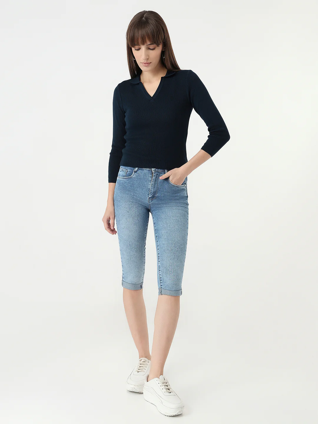 Women Airforce Slim Fit Flat Knit - Image 4
