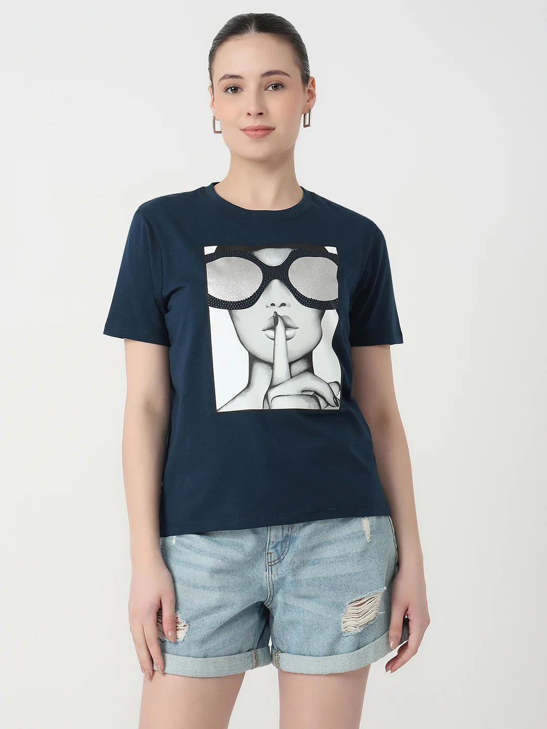 Women Airforce Slim Fit Graphic T-Shirt - Image 2