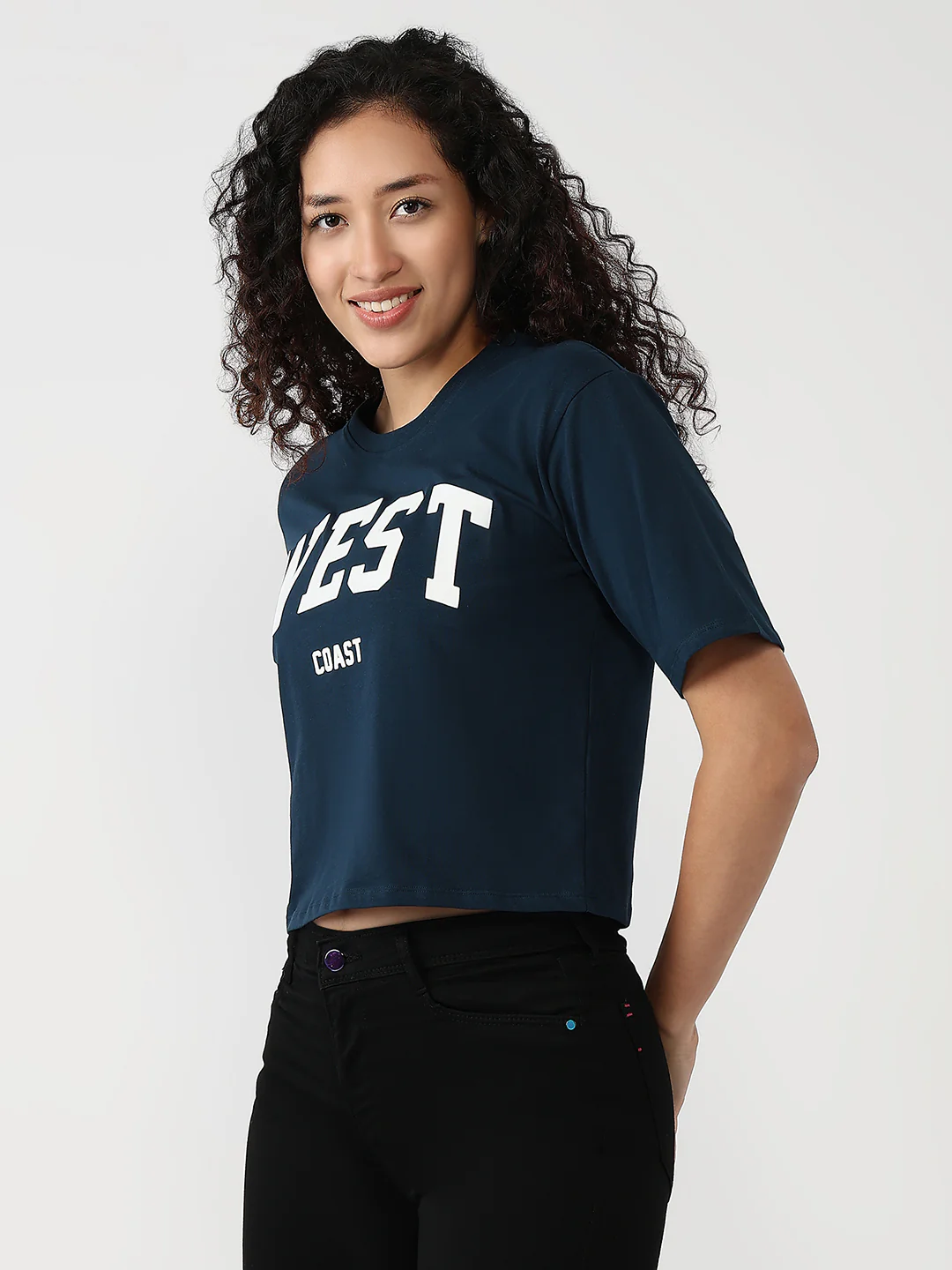 Women Airforce Slim Graphic Crop Tees - Image 5