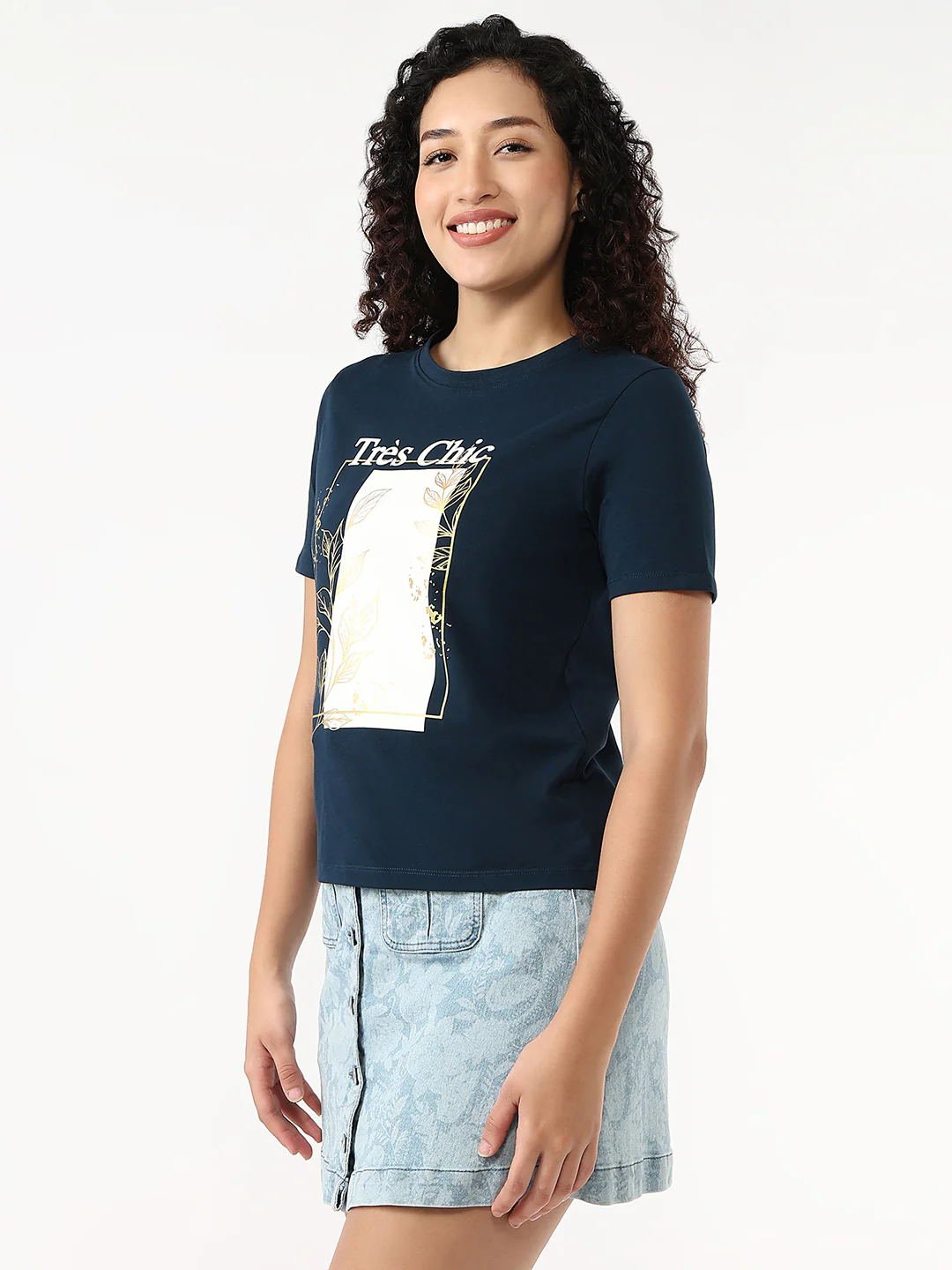 Women Airforce Slim Graphic T-Shirt - Image 5