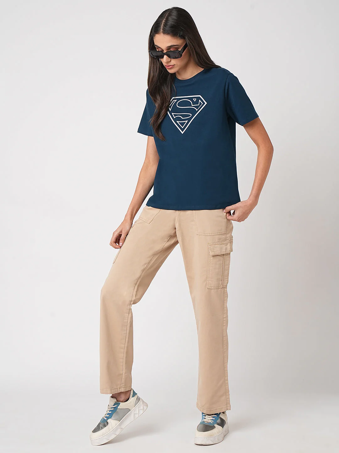 Women Airforce Super Man Graphic Tees - Image 2