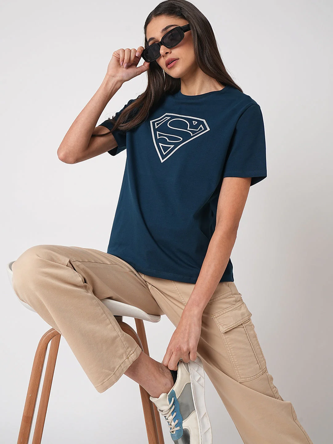 Women Airforce Super Man Graphic Tees - Image 4