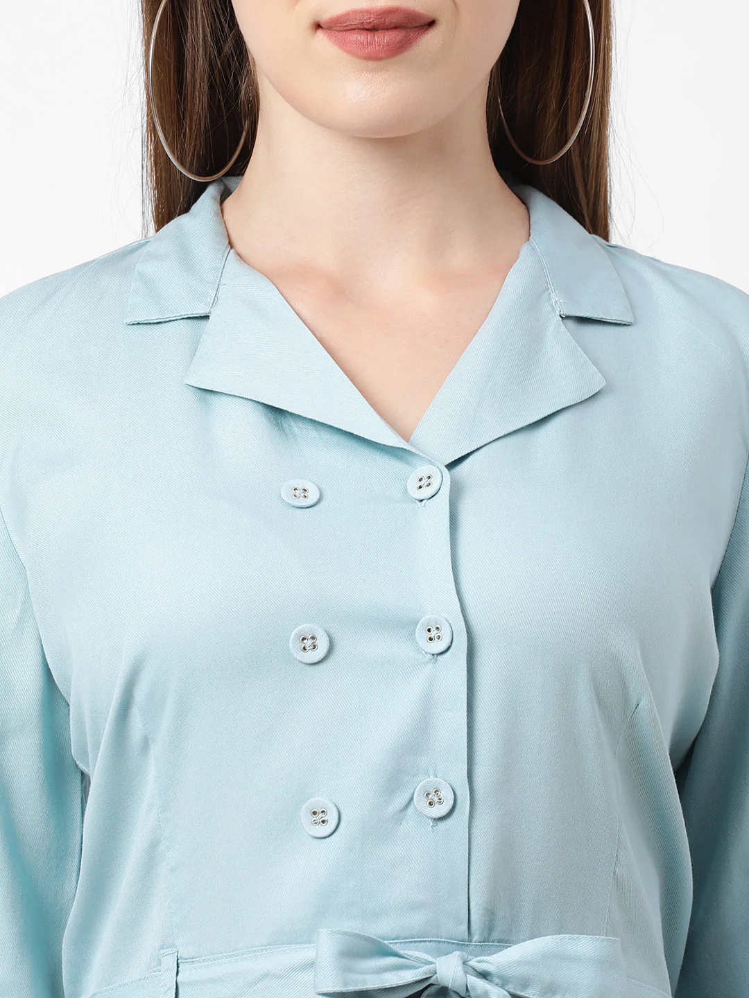 Women Aqua Dress - Image 2