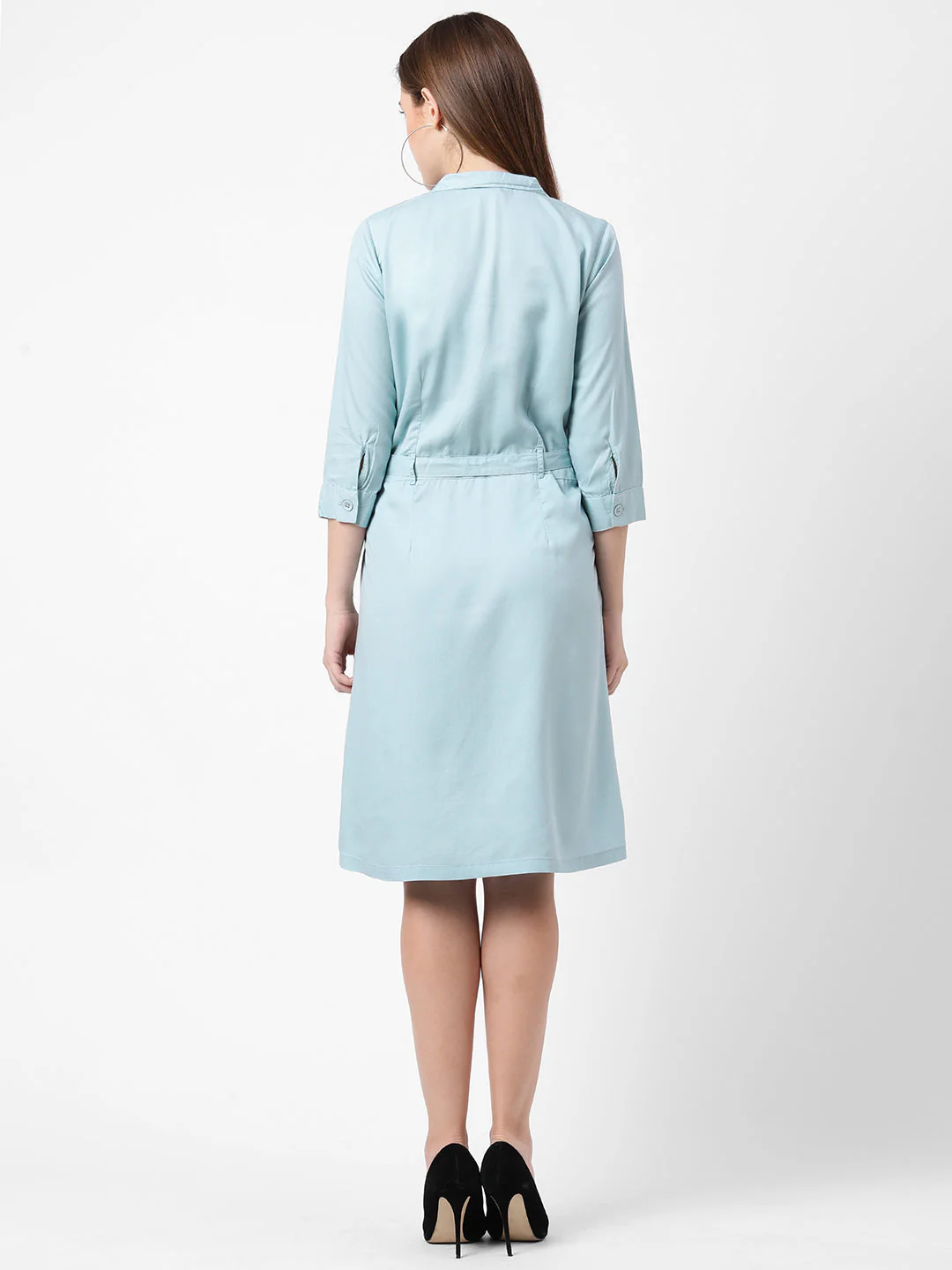 Women Aqua Dress - Image 3