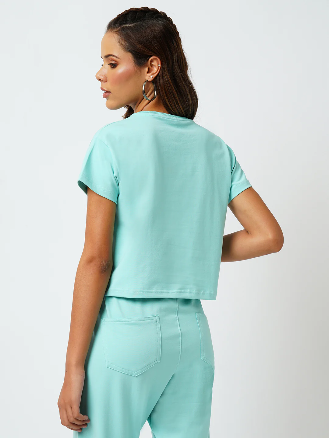 Women Aqua Sky Athleisure Top - Image 3