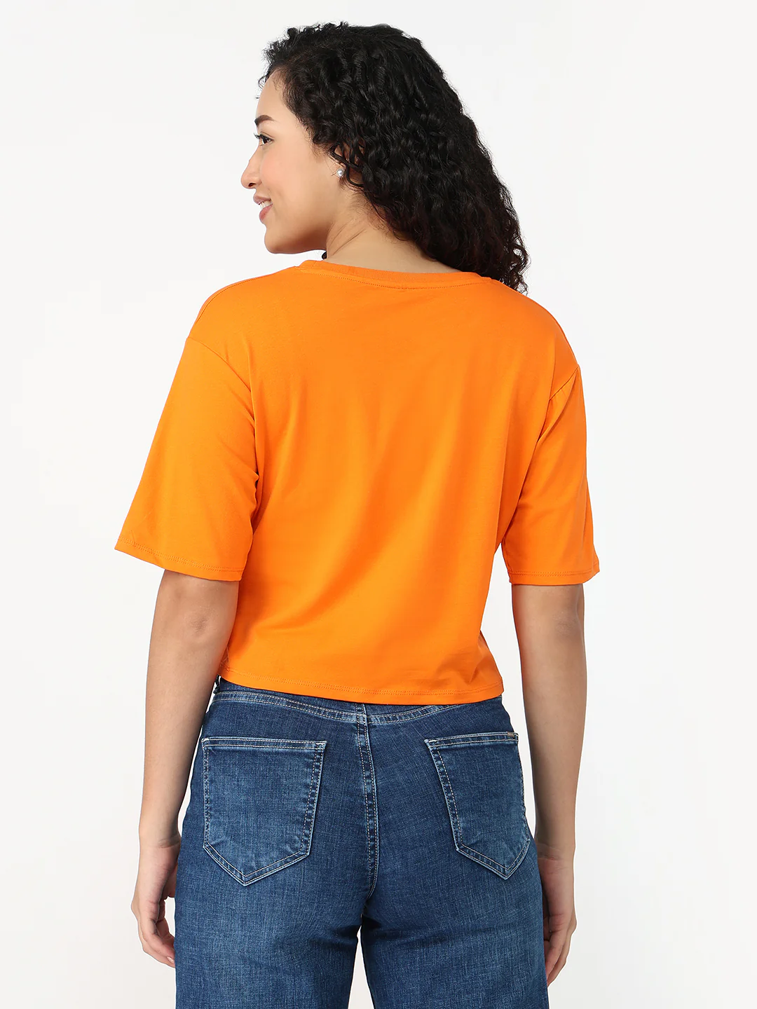 Women Autumn Glory Graphic Crop Tees - Image 3