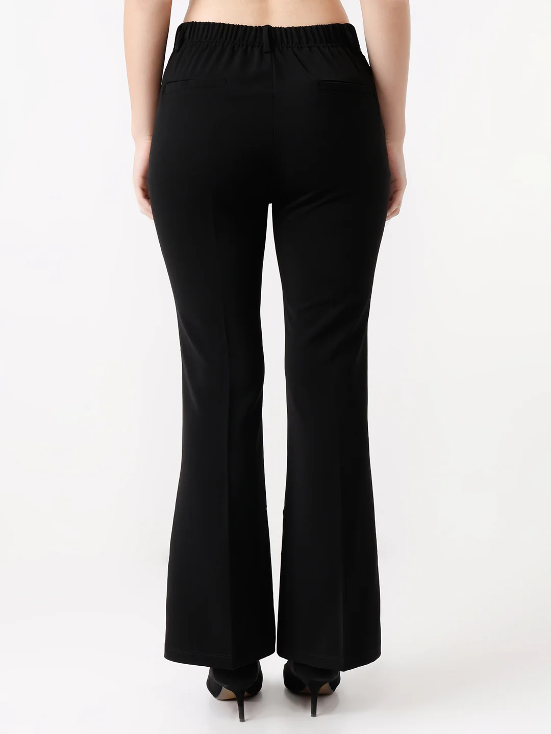 Women Black Flare Jeans - Image 3