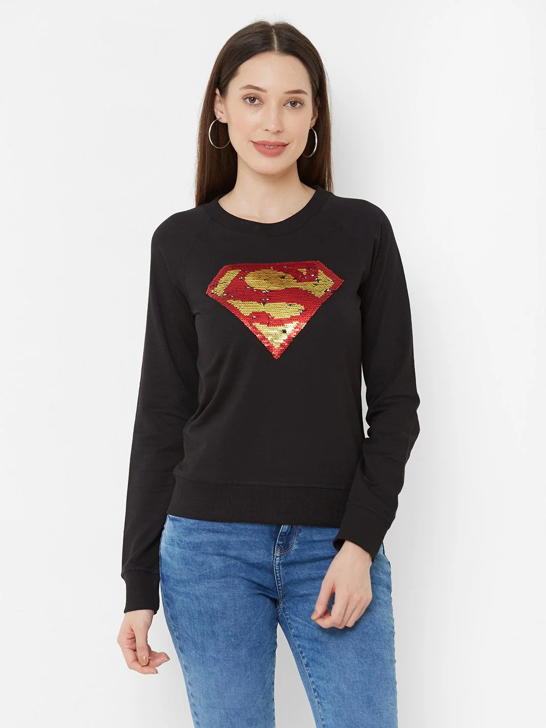 Women Black Graphic T-Shirt