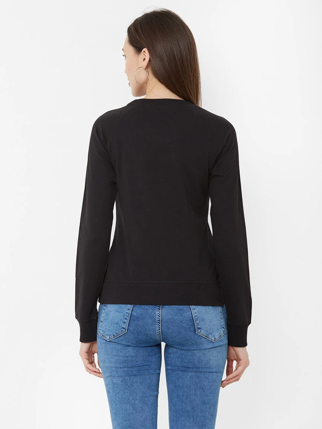 Women Black Graphic T-Shirt - Image 3