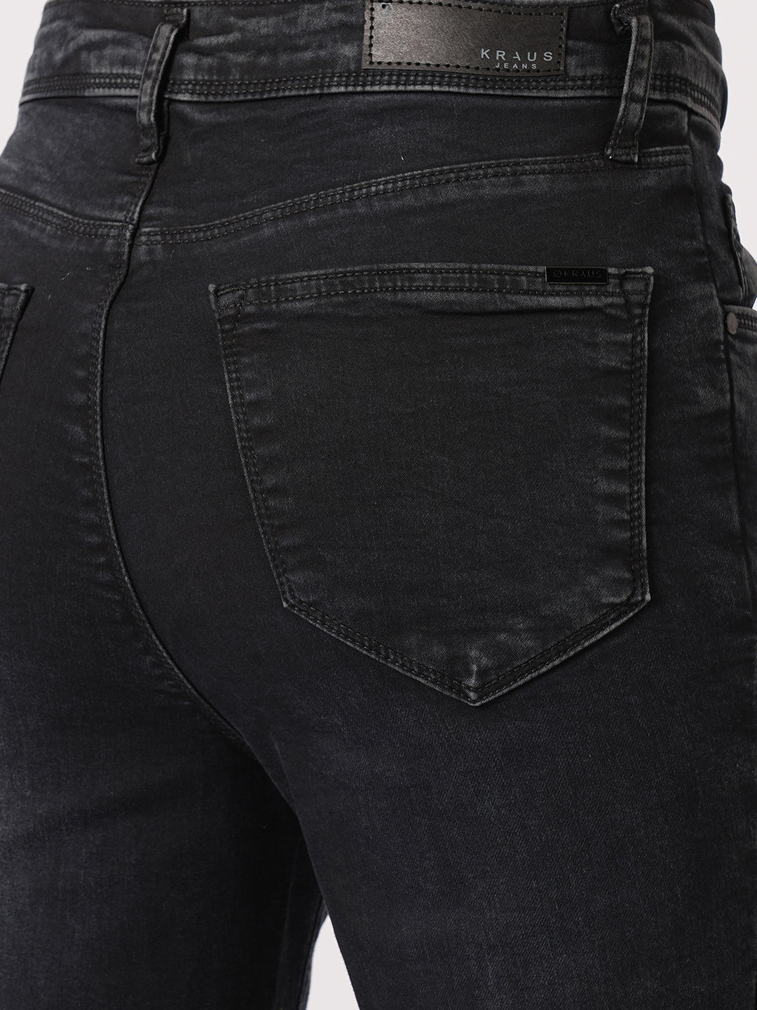 Women Black High-Rise Flare Jeans - Image 6