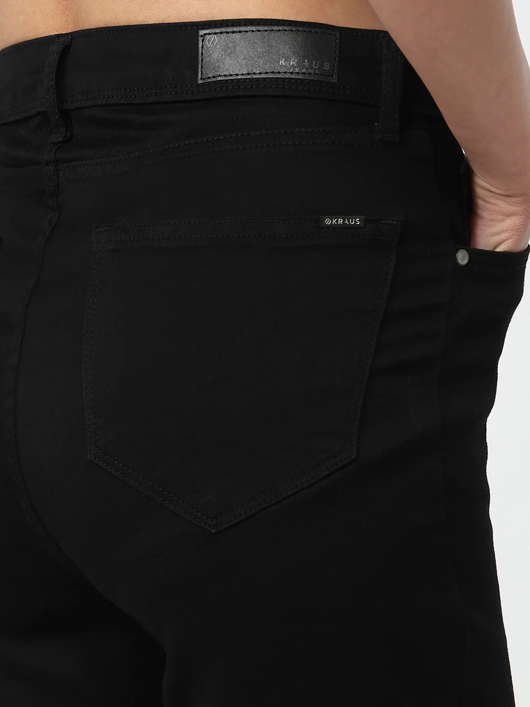 Women Black High-Rise Mini Flare Jeans - Image 7