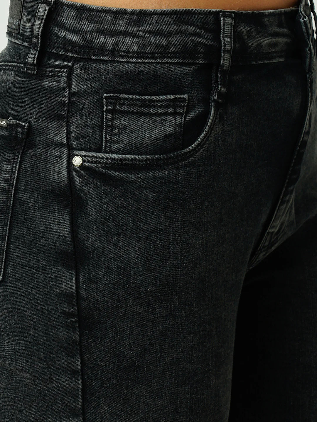 Women Black High-Rise Skinny Jeans - Image 5