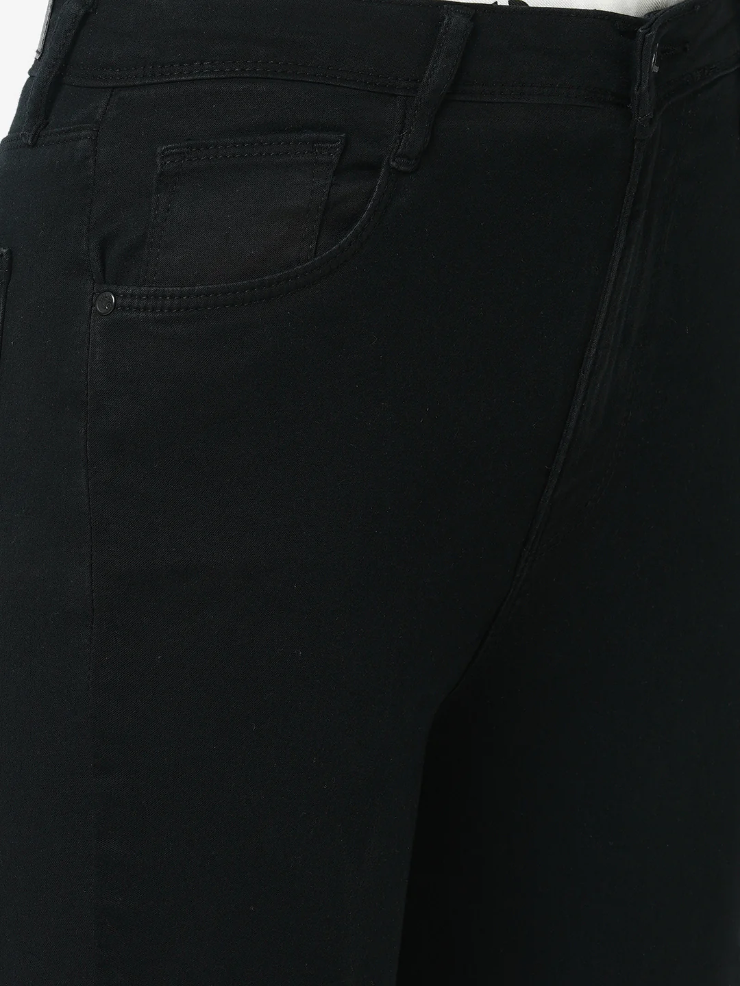 Women Black High-Rise Skinny Jeans - Image 6