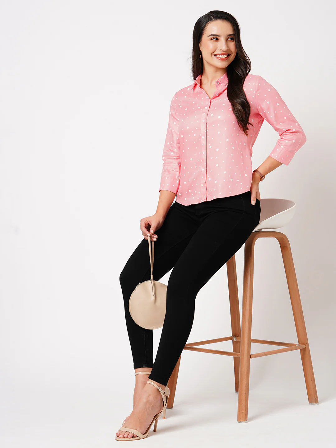 Women Black High-Rise Skinny Jeans