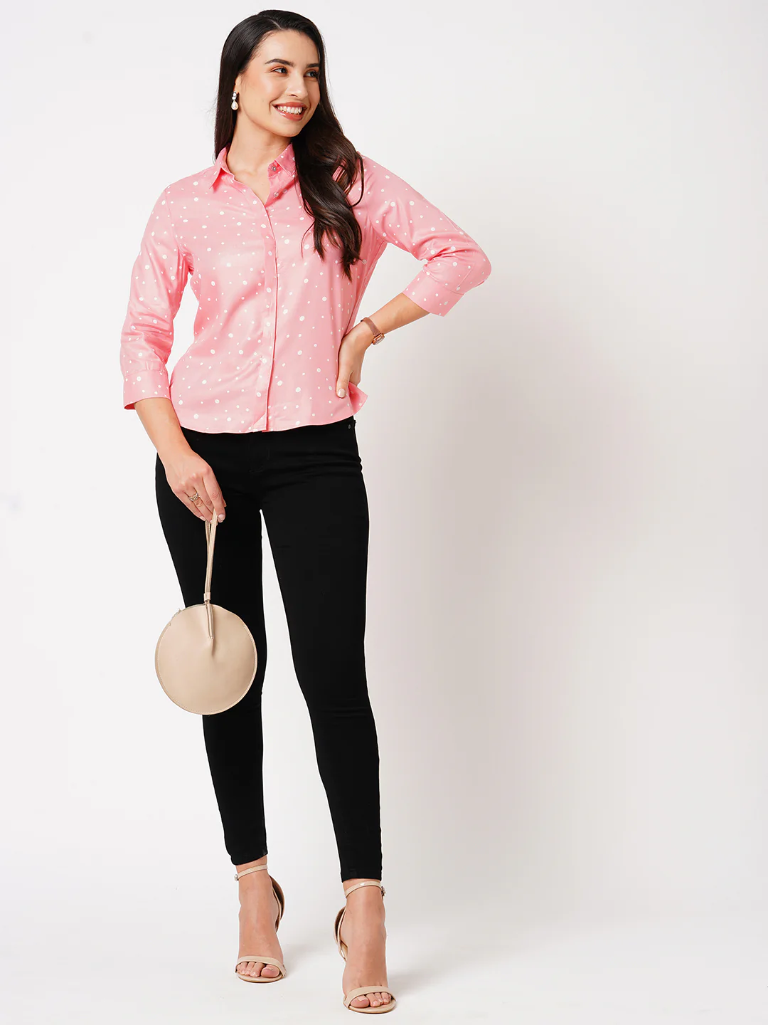 Women Black High-Rise Skinny Jeans - Image 5