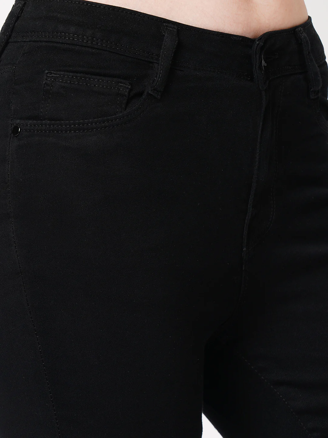 Women Black High-Rise Slimming Skinny Jeans - Image 4