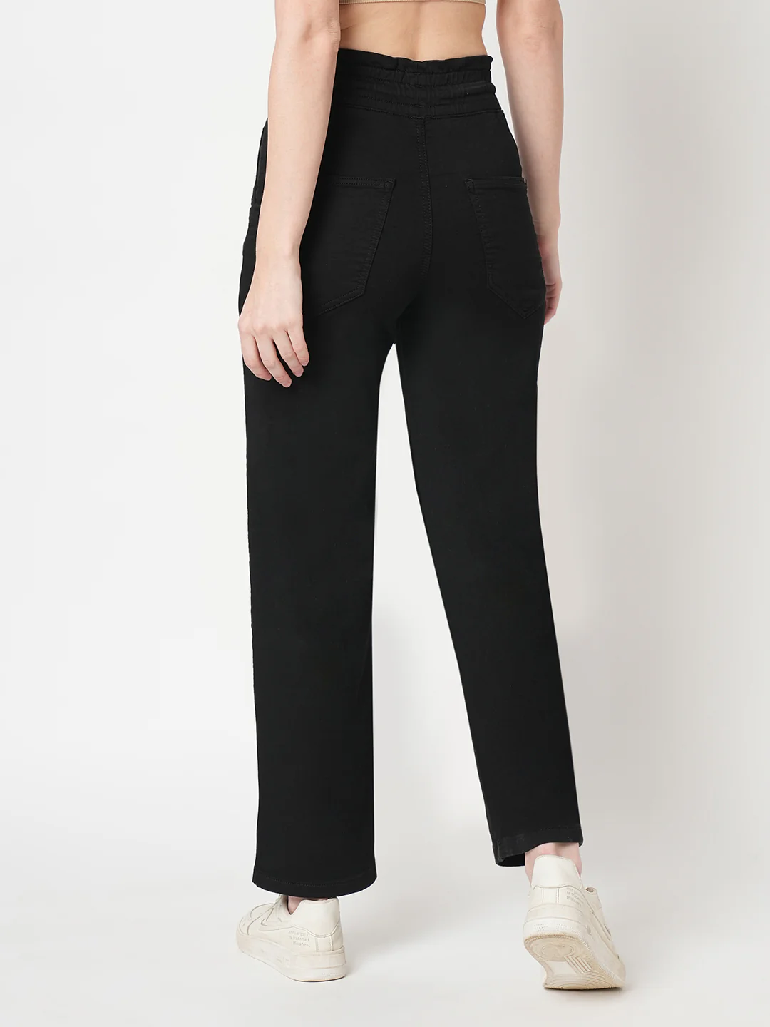 Women Black Joggers - Image 3