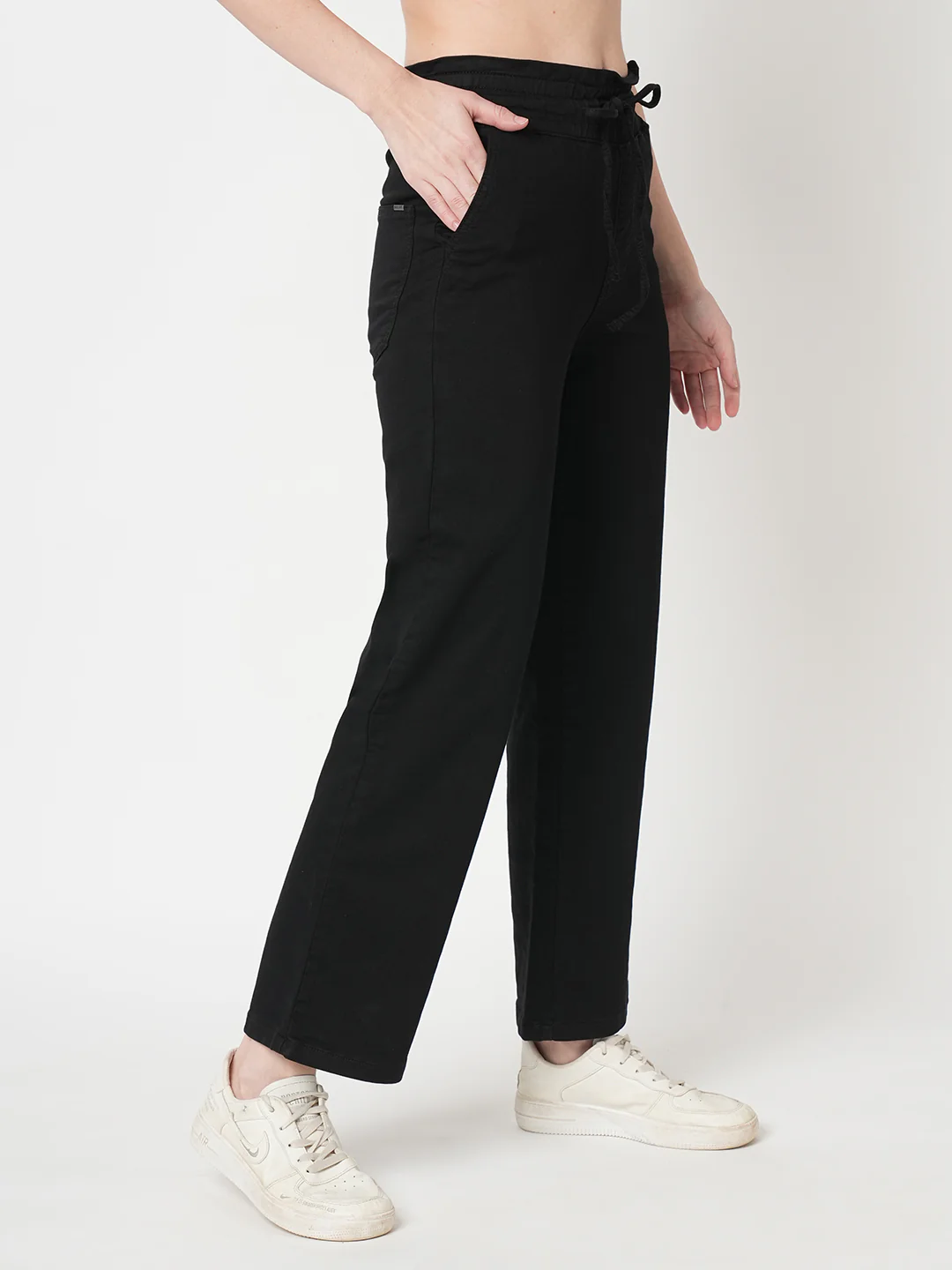 Women Black Joggers - Image 5