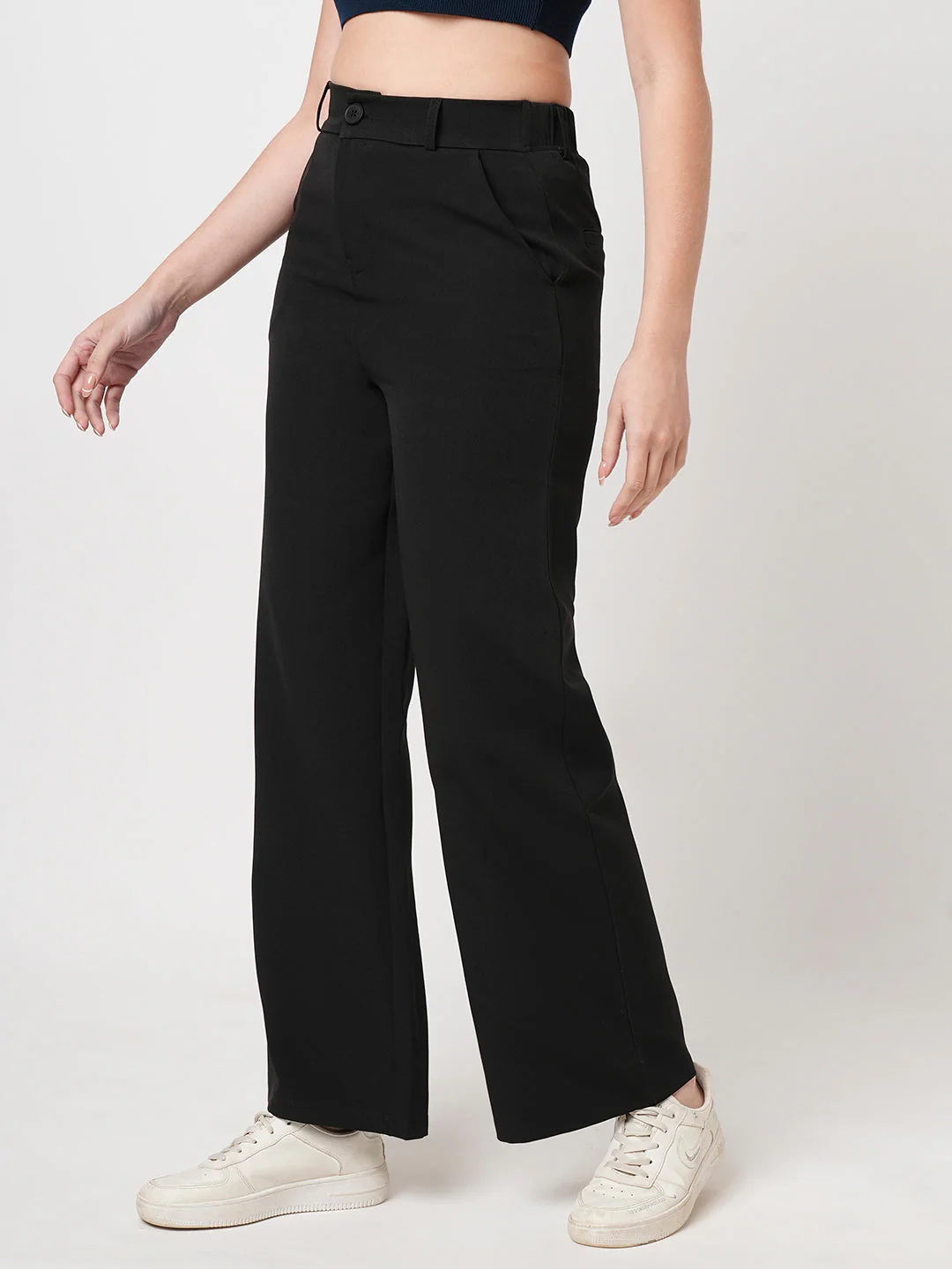 Women Black Korean Pants - Image 6