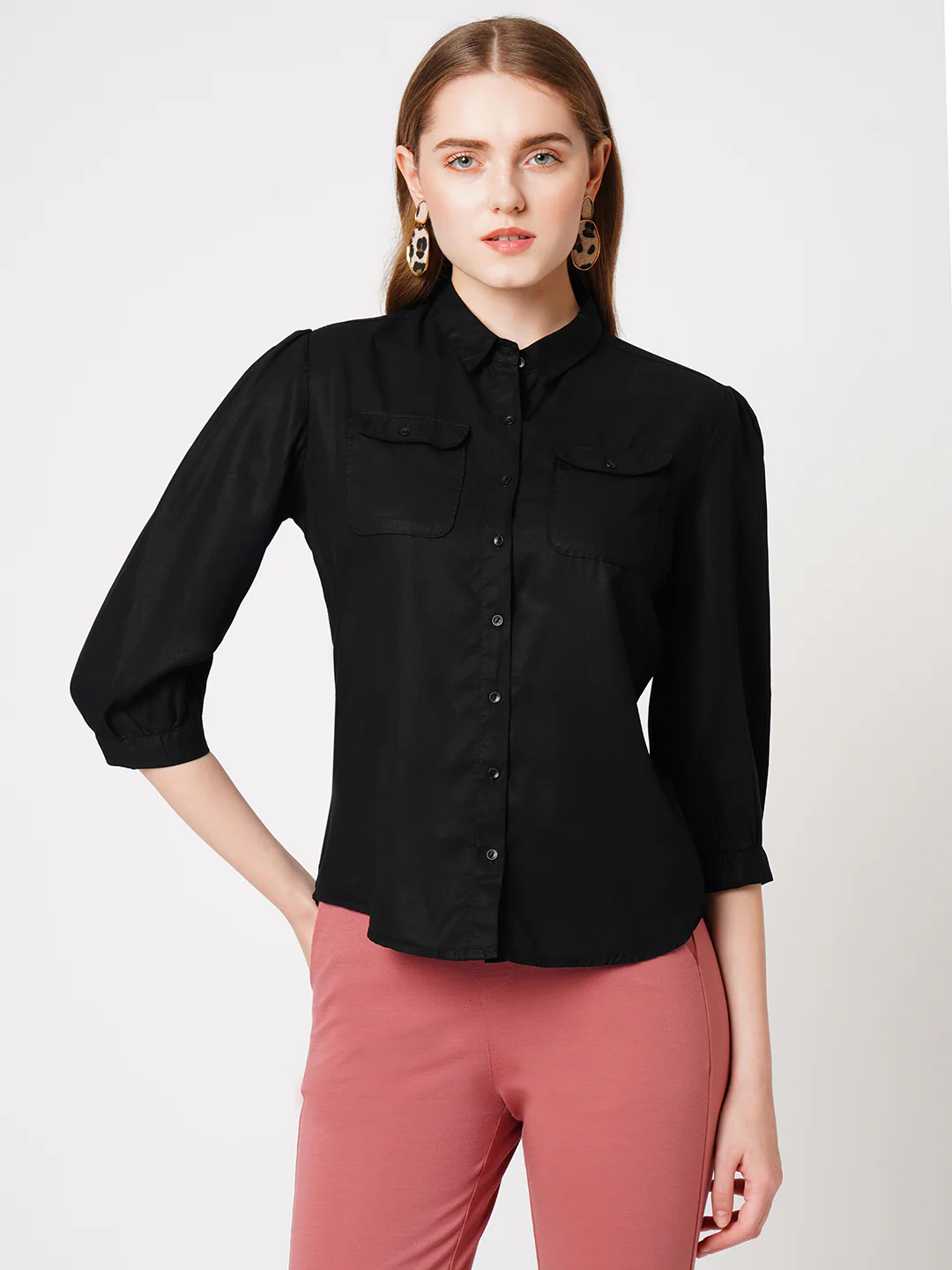 Women Black Shirt - Image 2