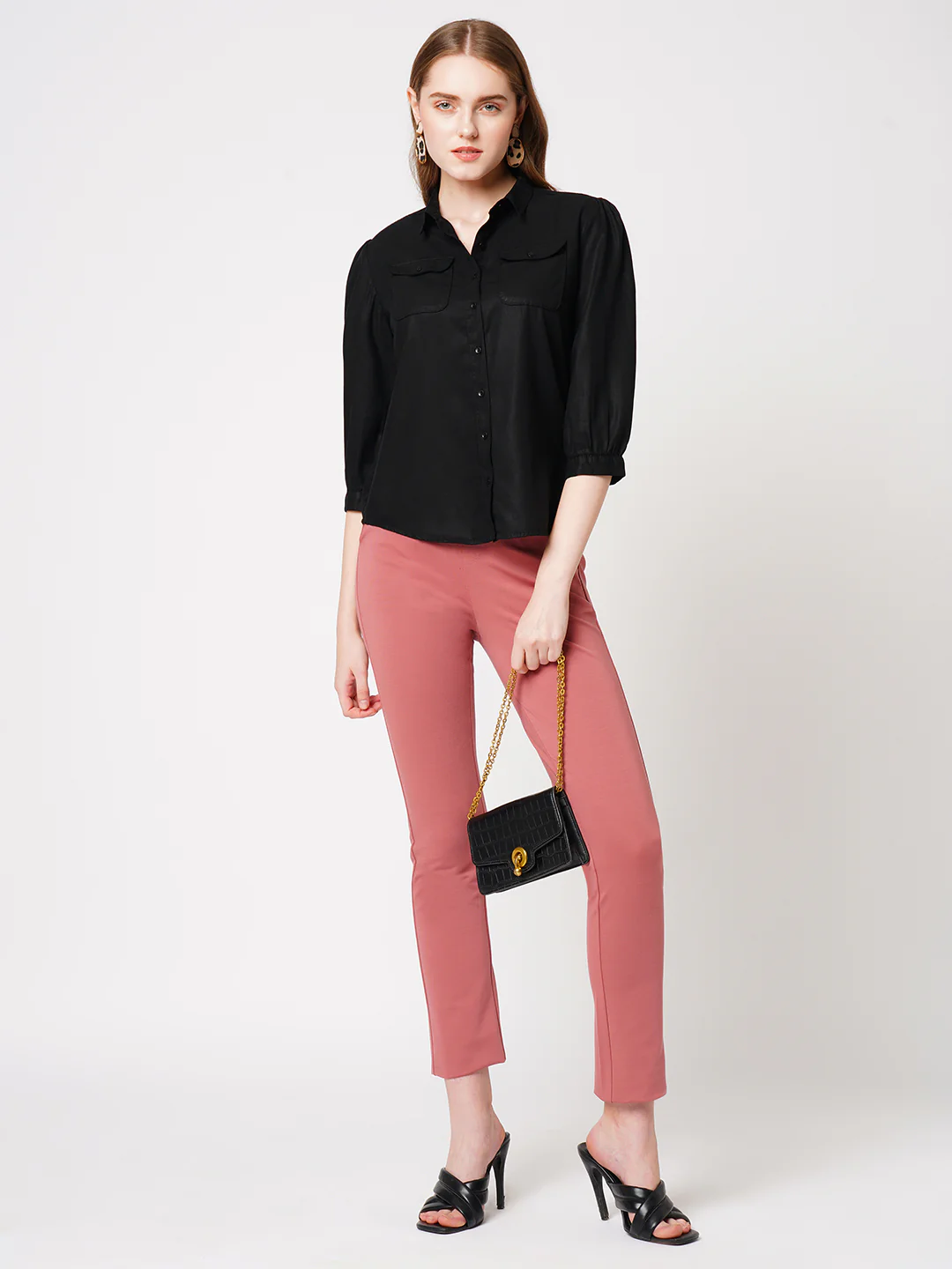 Women Black Shirt - Image 4