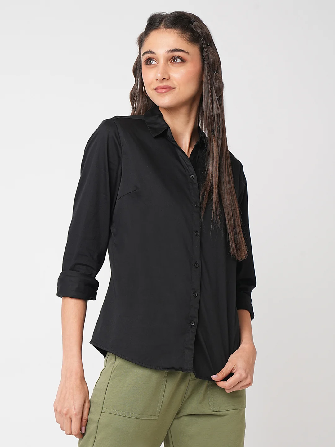 Women Black Shirt - Image 5