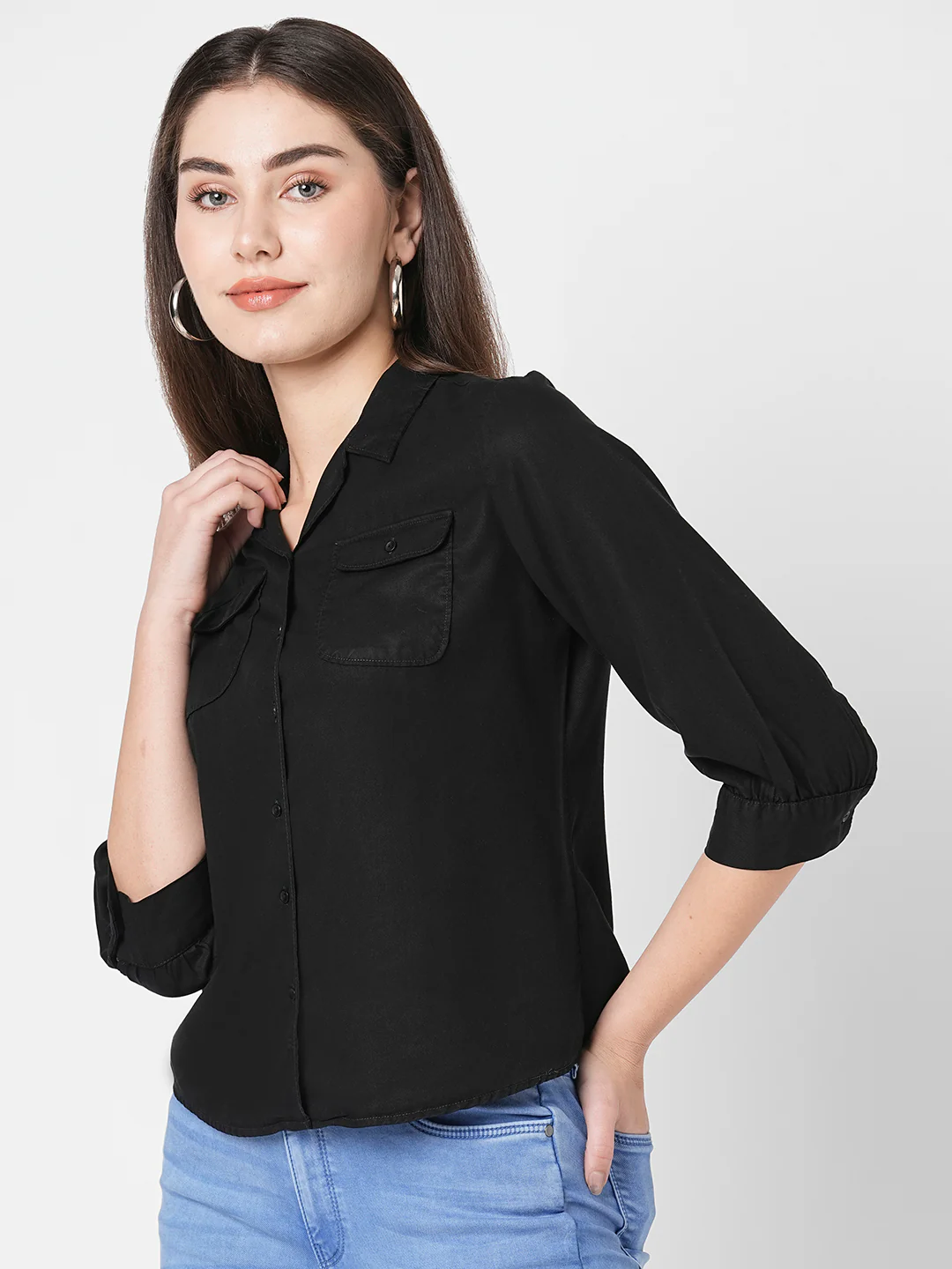 Women Black Shirt - Image 2