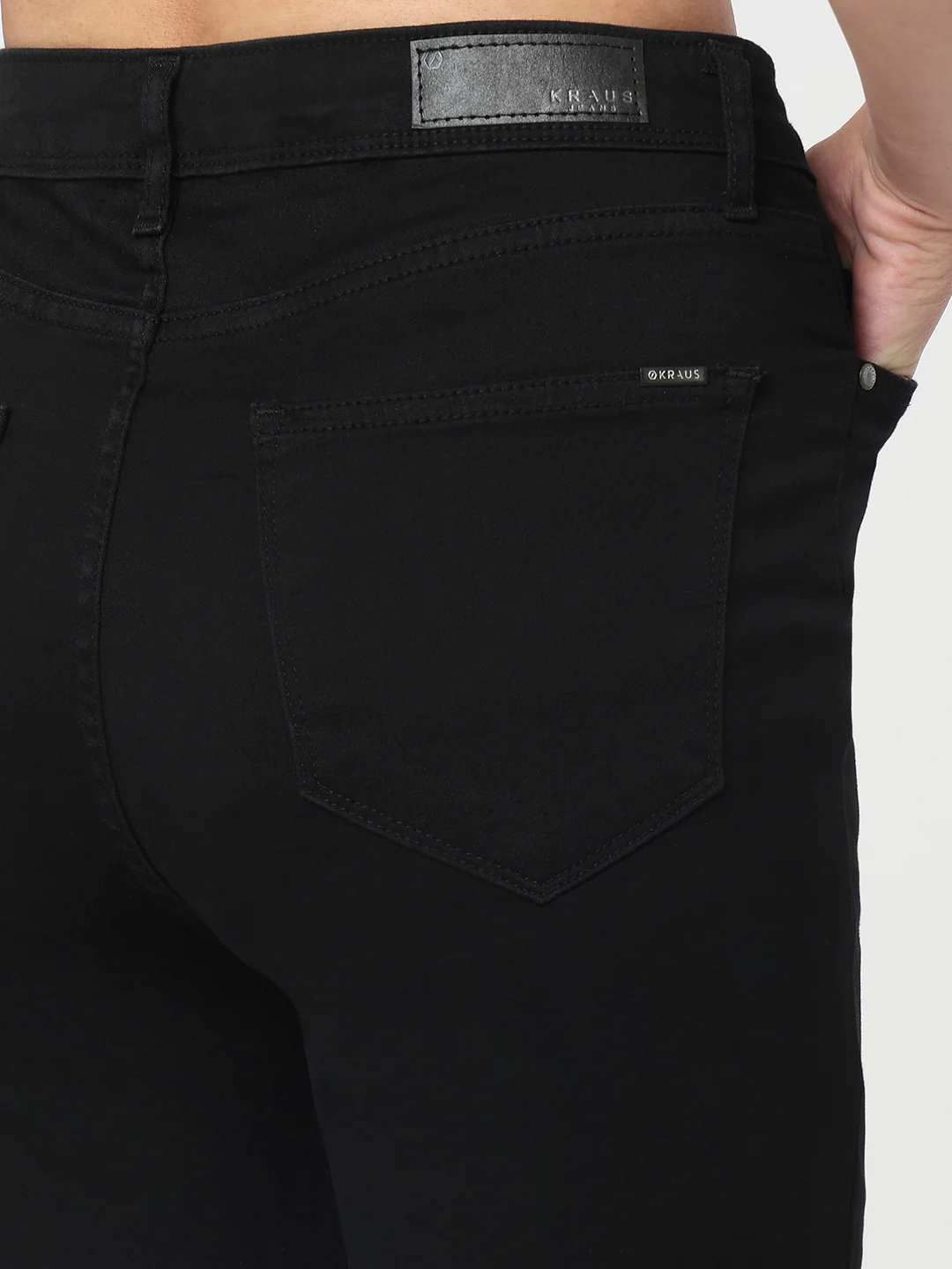 Women Black Sky High Skinny Jeans - Image 7