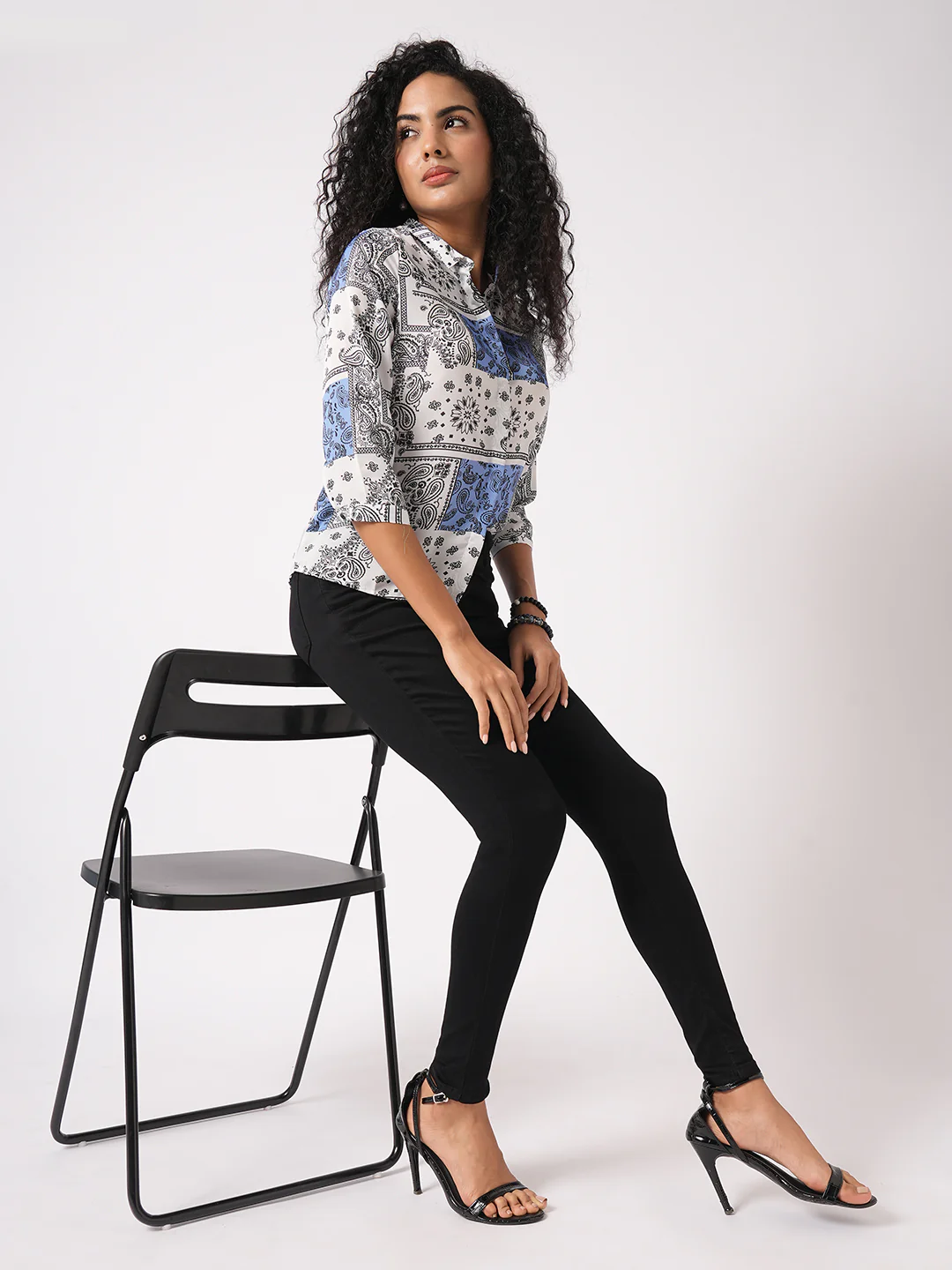 Women Black Sky High Skinny Jeans