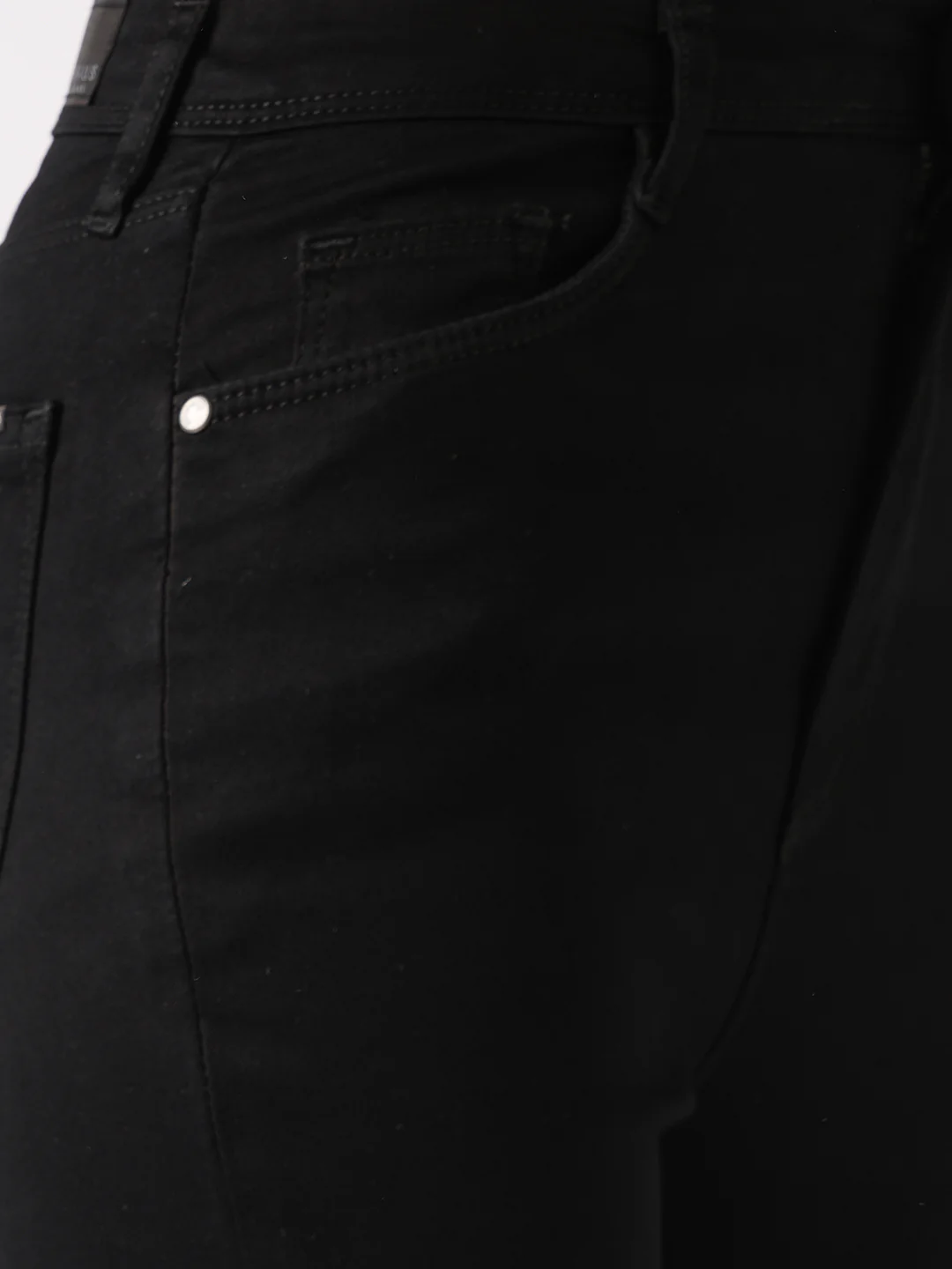 Women Black Sky High Skinny Jeans - Image 5