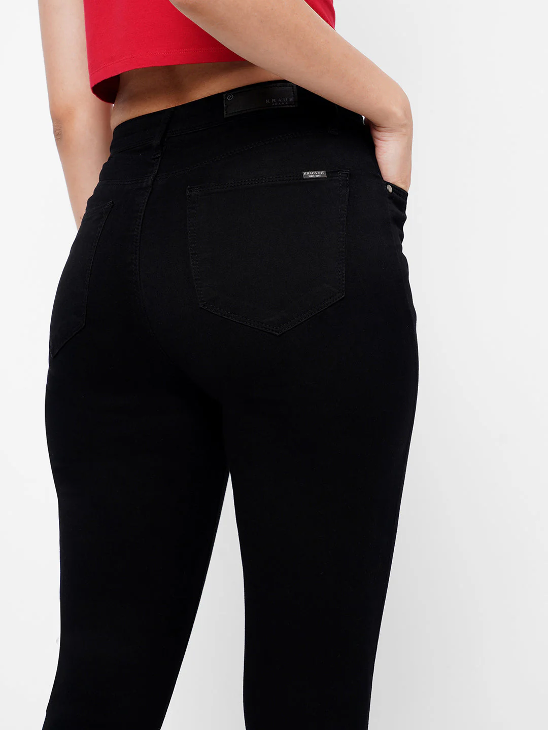 Women Black Super High-Rise Super Skinny Jeans - Image 5