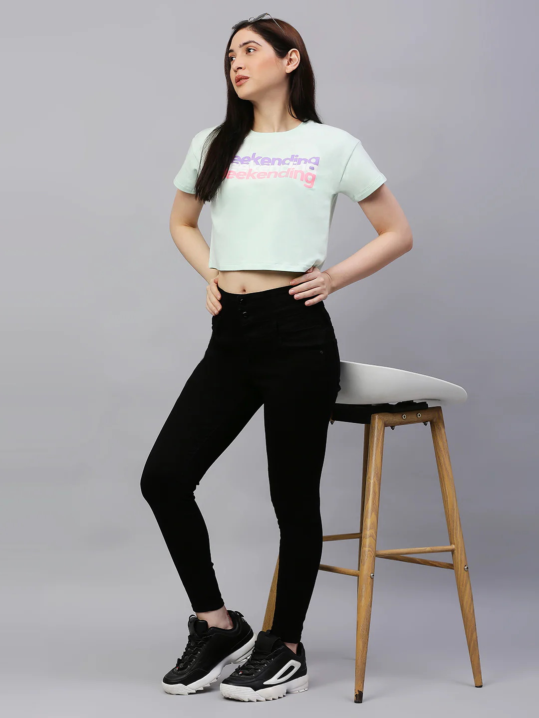 Women Black Super High-Rise Super Skinny Jeans - Image 4