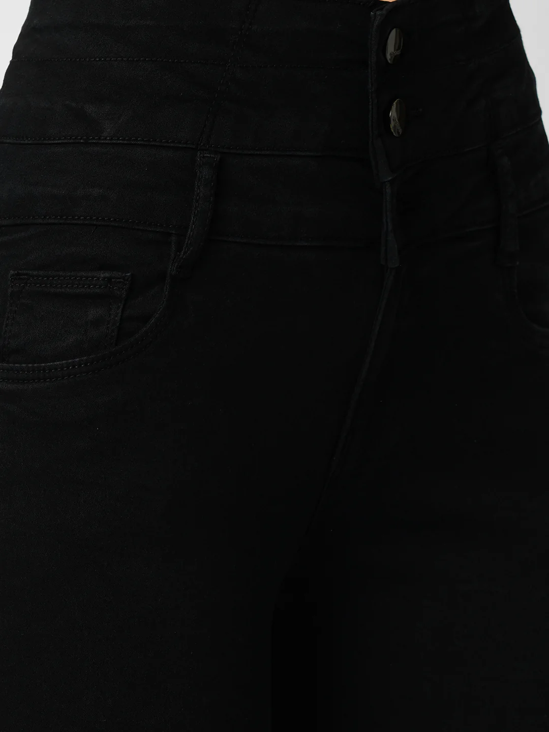 Women Black Super Skinny Jeans - Image 5