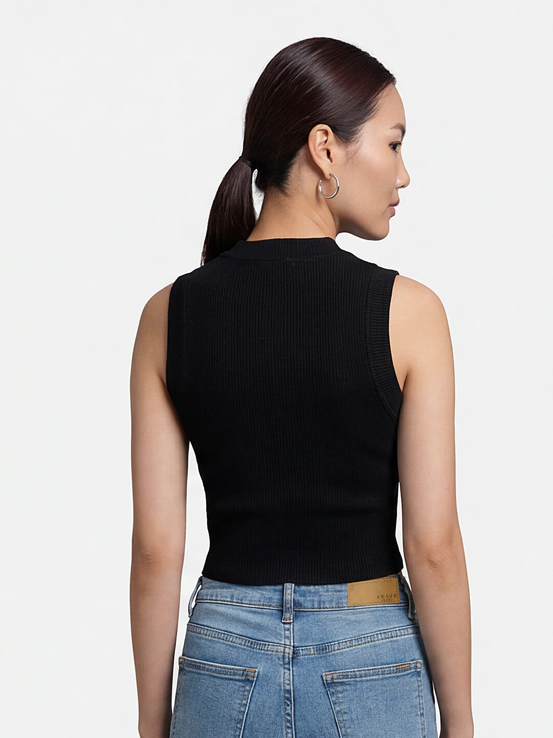 Women Black Tank Top - Image 3