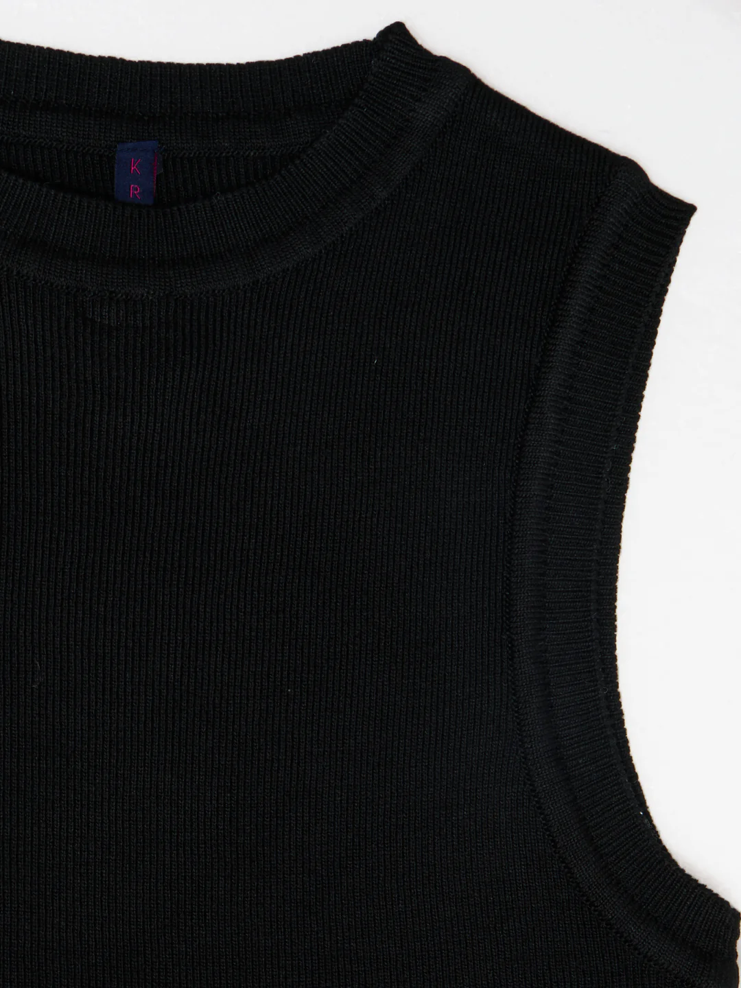 Women Black Tank Top - Image 4